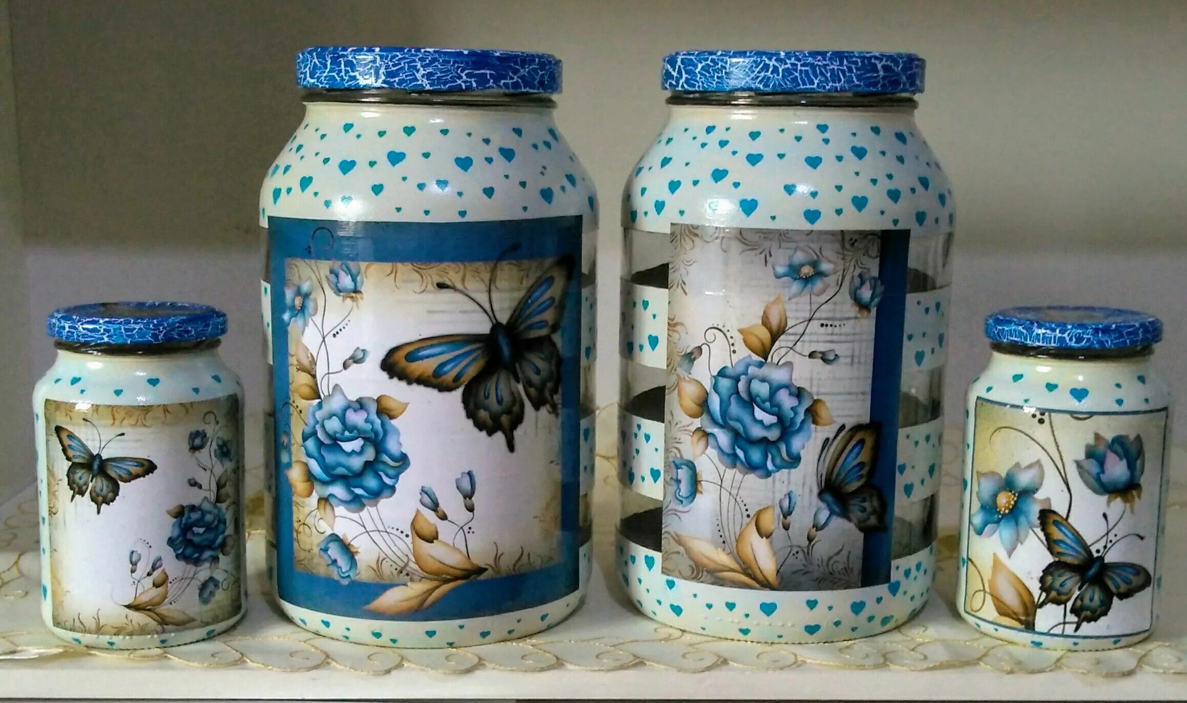 декупаж баночек. декор банок под сыпучие. декор стеклянных баночек. декупаж баночек. декупаж банок.