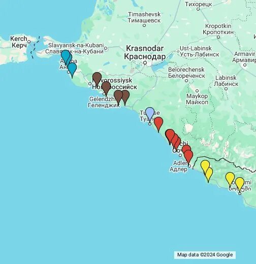 Карта краснодарского края побережье черного моря. Отели на черном море на карте. Карта курорты краснодарского края карта побережья. Карта краснодарского края побережье черного. Отели на черном море на карте.