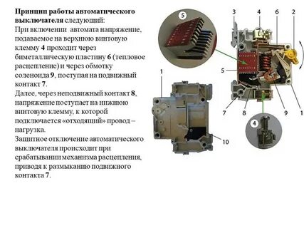 Автоматические выключатели работа