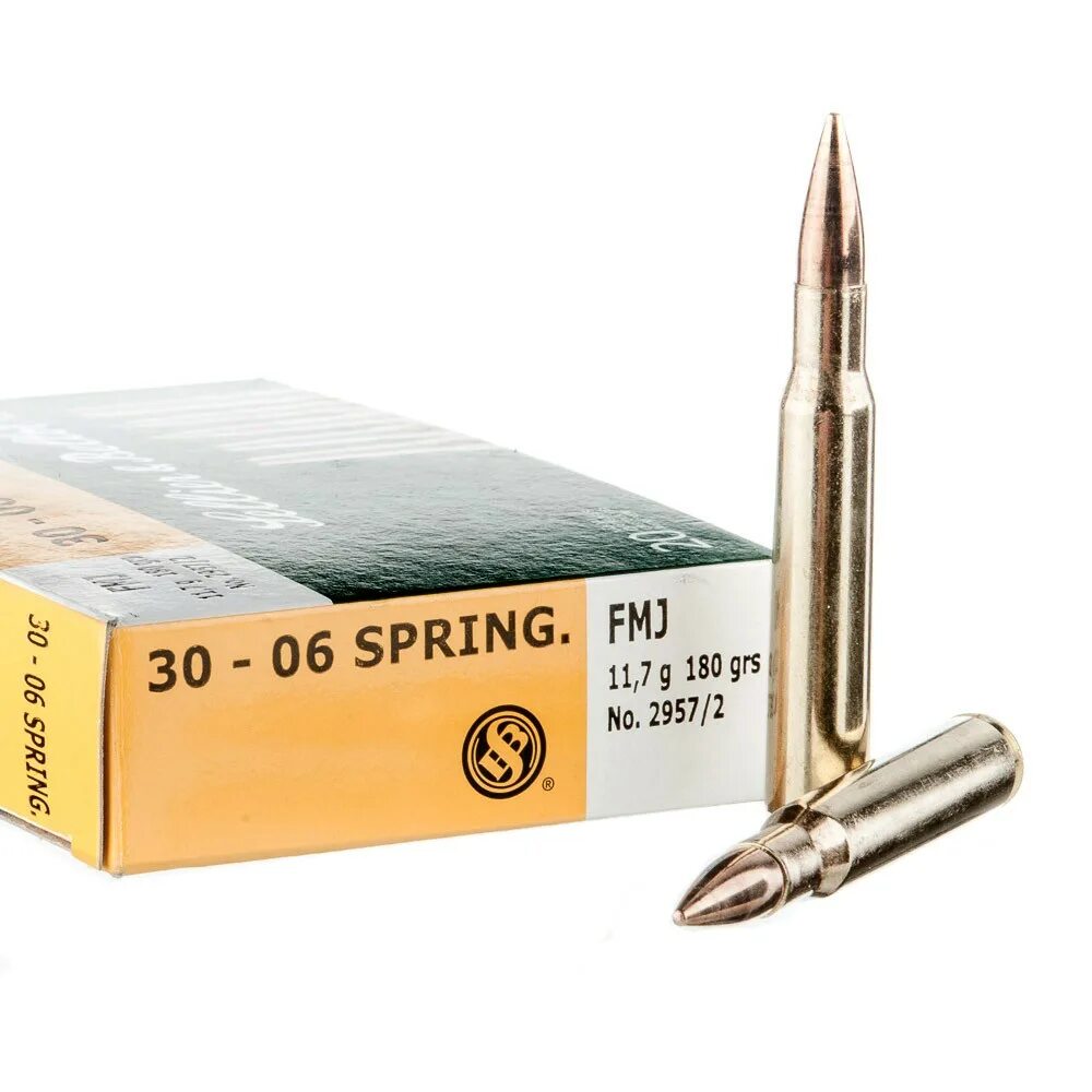 30 06 sprg. 30-06 Springfield. Ammo 2023. Seller&Bellot кал. 30-06 SPRG FMJ 11,7 гр длина пули.