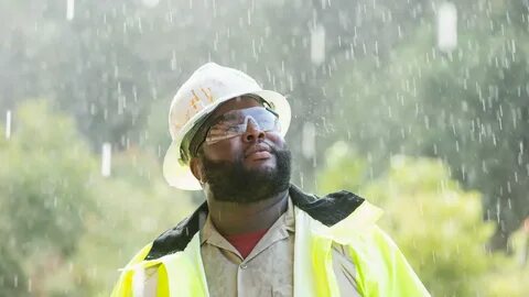I working in the rain