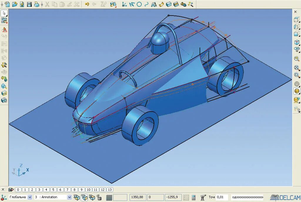 Применение CAD/CAM/CAE-систем для проектирования и изготовления гоночного автомо