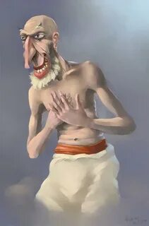Худой старик