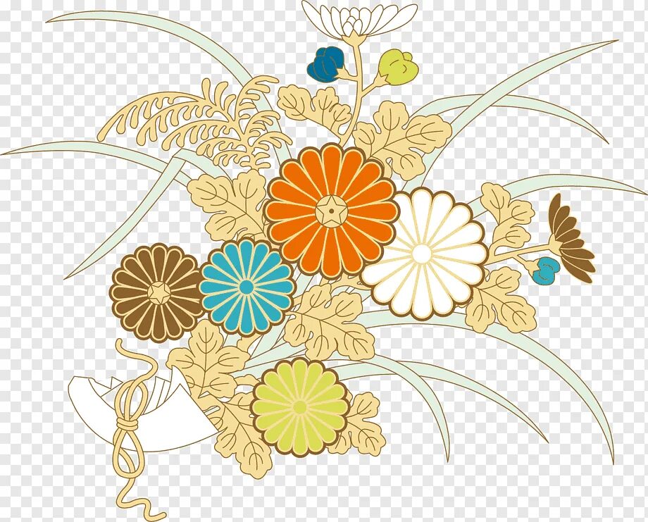 Flat flower