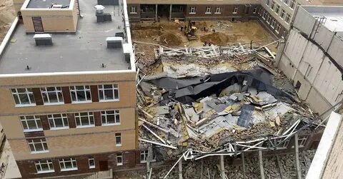 Обрушение школы