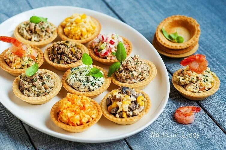 Тарталетки с начинкой из курицы с ананасом Food, Recipes, Cooking