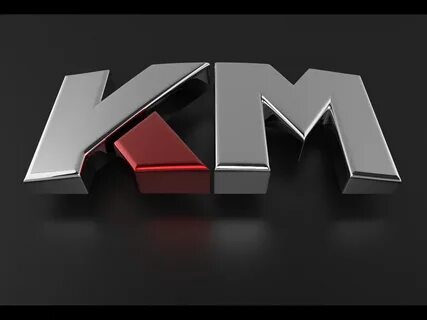 KM - logo cromado Aurelio Barrios.