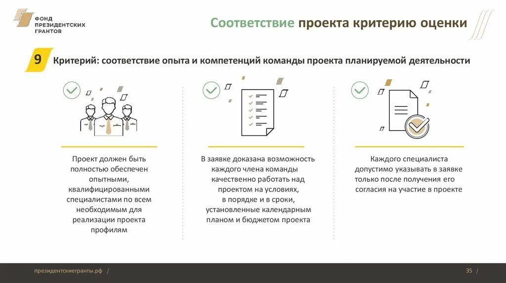 Фонд президентских грантов заявки. Критерии оценки президентских грантов. Презентация президентских грантов. Соответствие опыта и компетенций команды проекта. Презентация проекта фонд президентских грантов.