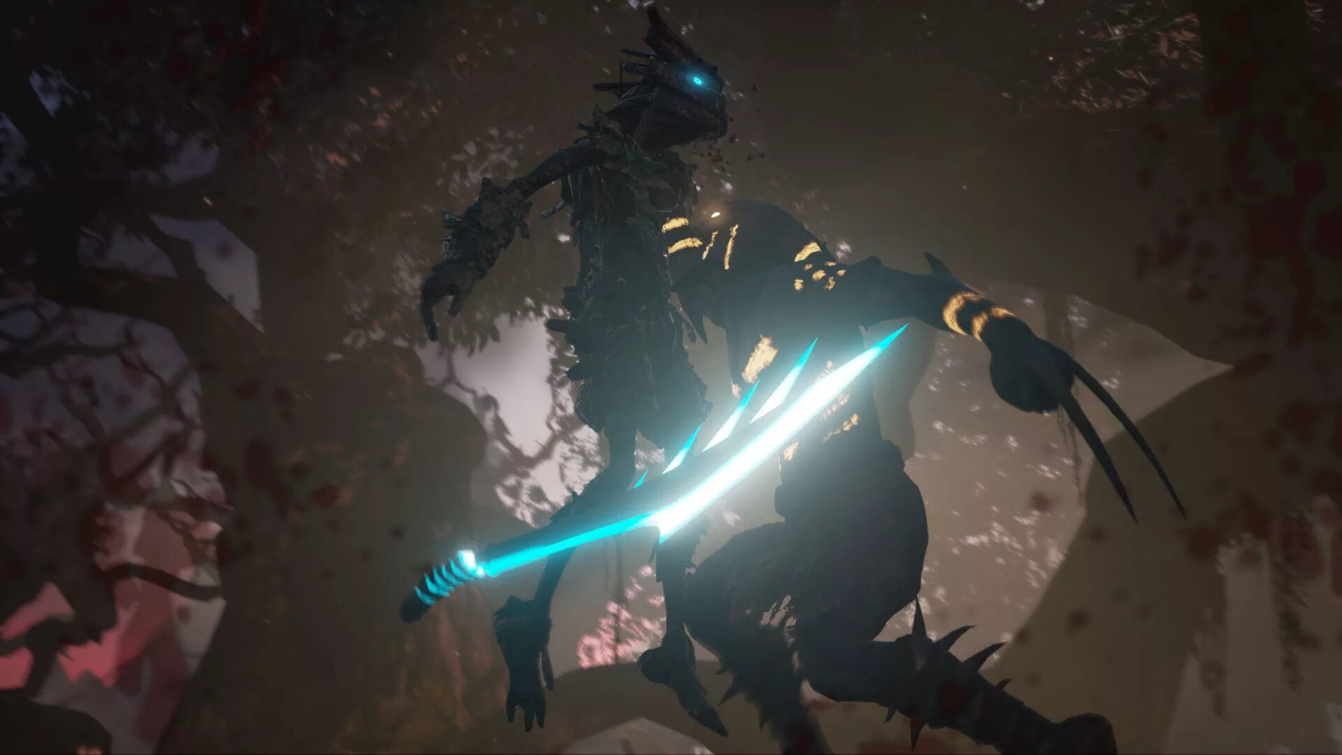 Enemies in shadow. Shadow of the beast 2016. shadow of the beast ps4. shadow of the beast (2016 video game). shadow of the beast 1989.