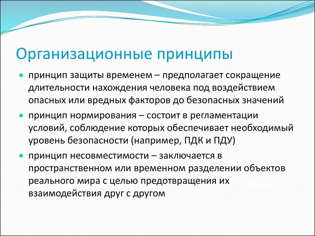 Организационные принципы безопасности. Организационные принципы БЖД. Организационные принципы обеспечения безопасности. Организационные принципы принцип несовместимости. Что означает организационные принципы.