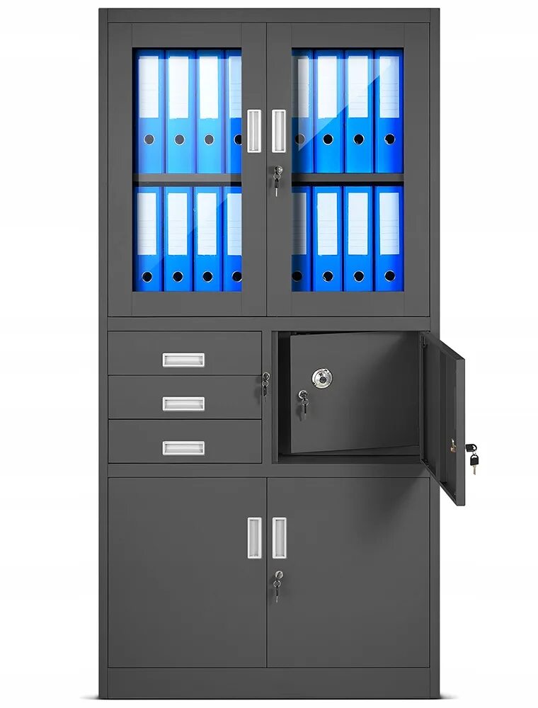 Шкаф архивный ШХА-850(50). Шкаф металлический (850*360*390). Шкаф для документов.