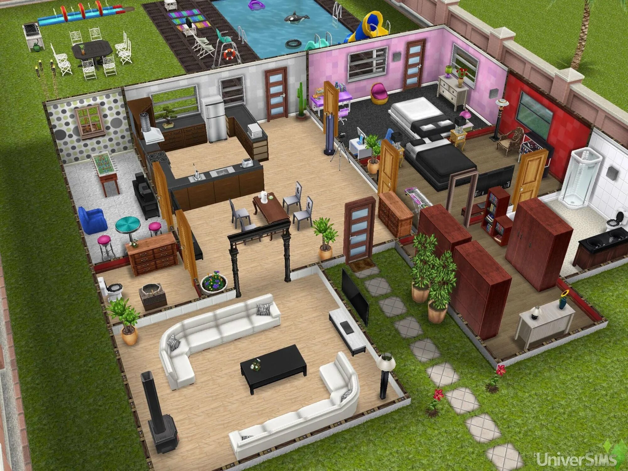 Дополнение симс фриплей. Симс 4 фриплей. sims freeplay ville. дома в симс фриплей планировка. sims freeplay комнаты.