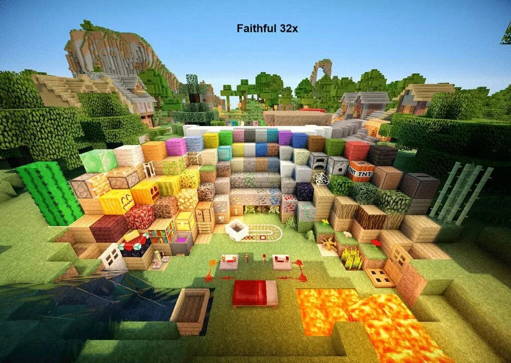 Текстур паки. Ресурс пак Faithful x32. Ресурс пак Faithful 32x32. Фэйтфул 1.1.5. Minecraft texture Pack Faithful 64 Pack.