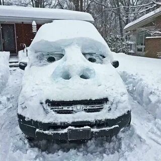 Смешное про снег