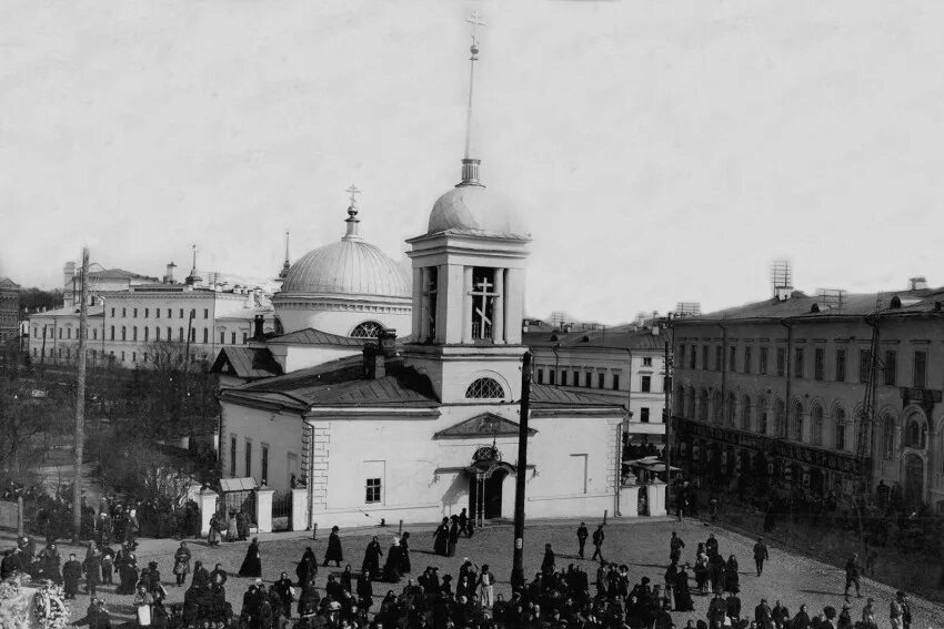 Разрушать нижний новгород. Церковь Алексия митрополита Нижний Новгород. Благовещенская Церковь Нижний Новгород Минина. Благовещенская площадь Нижний Новгород 19 век. Никольская Верхнепосадская Церковь Нижний Новгород.