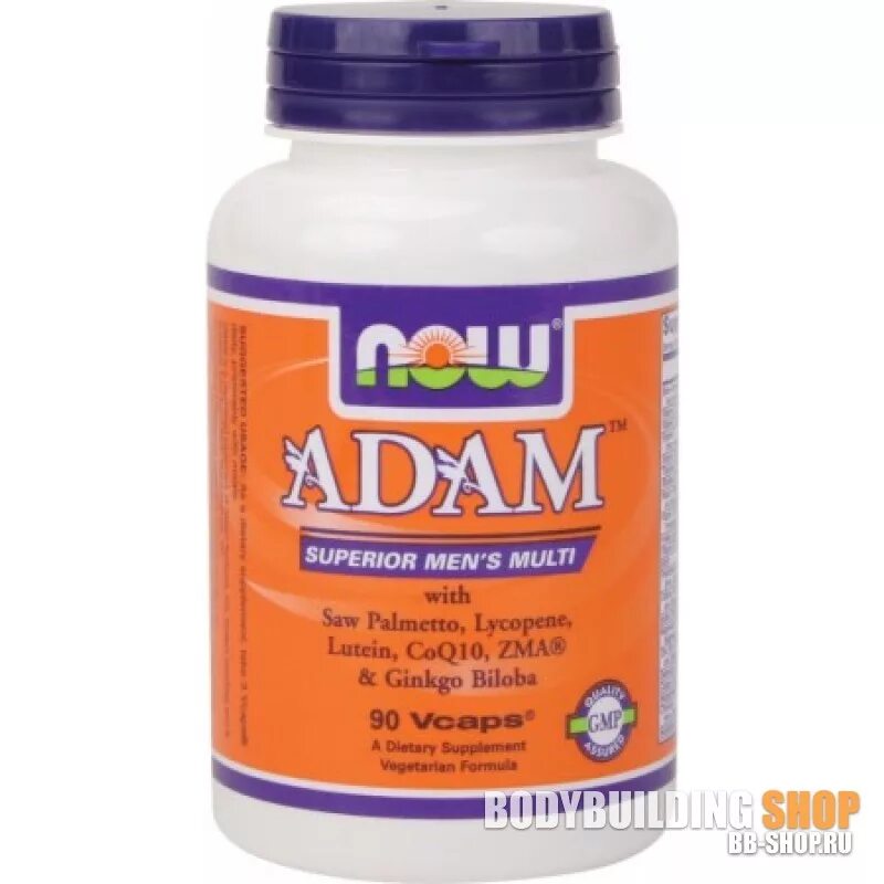 Now adam. Now Adam men's Multi (90 капс.). Мультивитамины от Now. Адамс витамины для мужчин.