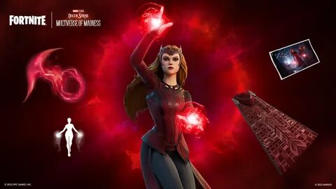 В Королевской битве Fortnite появилась Алая Ведьма из вселенной Marvel ROBOKOT G