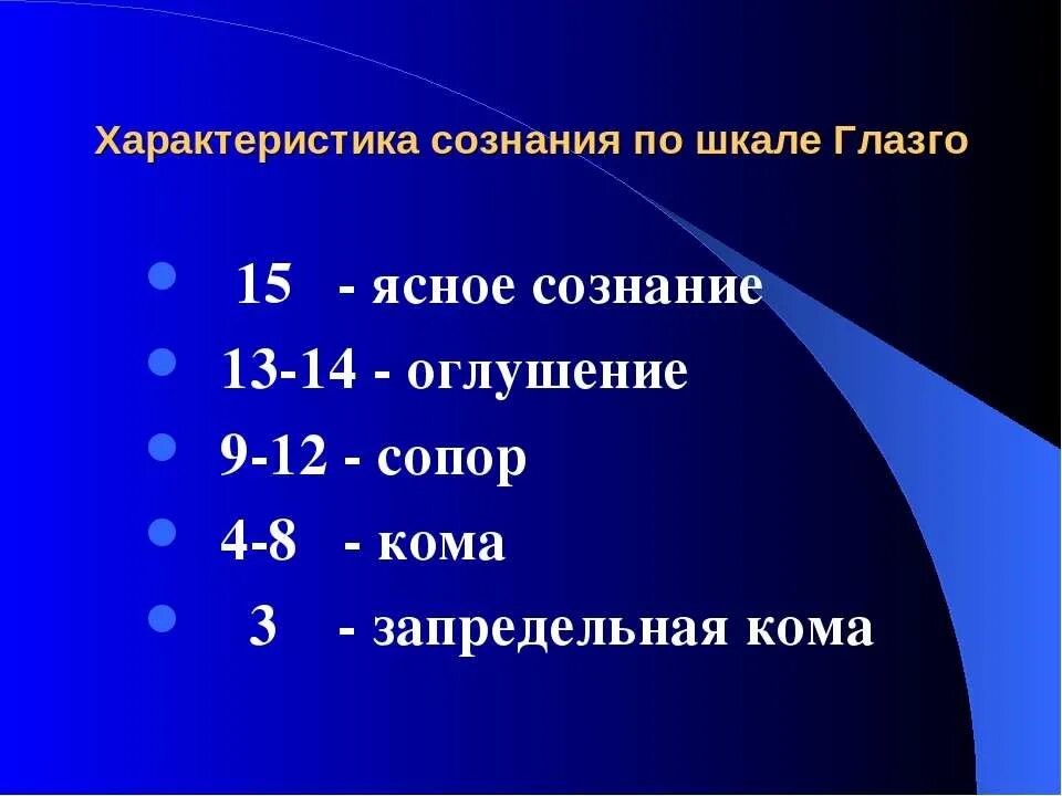 Сопор баллы по глазго. Сознание по шкале глазго. сопор шкала глазго. шкала глазго для оценки тяжести сознания. оглушение шкала глазго.