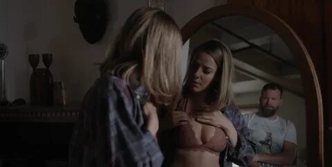 MacKenzie Porter appears sexy in the show “Travelers” season 1 episode 12, ...