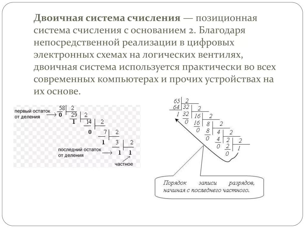 Преобразование в двоичную систему. Система счисления в цифровой электронике. Компьютер двоичная система. Двоичная система счисления в программировании. Применение двоичной системы счисления.