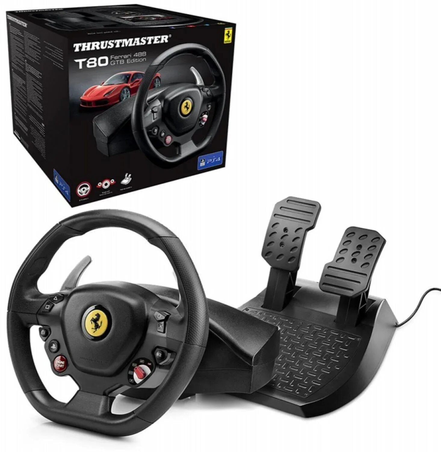 Драйвера thrustmaster ferrari. Руль для ps4 Thrustmaster t80. Руль Thrustmaster t80 Ferrari 488 GTB. Руль Thrustmaster t80 Ferrari 488 GTB Edition, ps4/PC.. Руль Thrustmaster t80 Racing Wheel ps4.