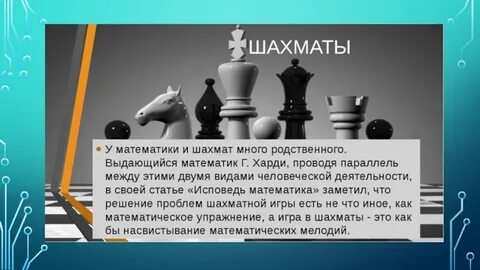Презентация шахматы