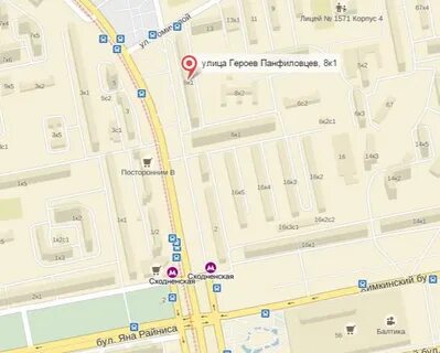 Карта ул героев