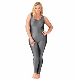 Plus Size Workout Tank Unitard NYLON BIKETARD.