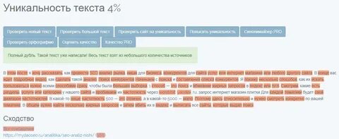 Способы повышения уникальности текста