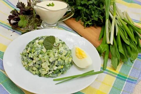 Салат с черемшой рецепты