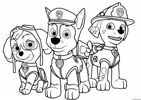 Printable Colouring Pages Paw Patrol