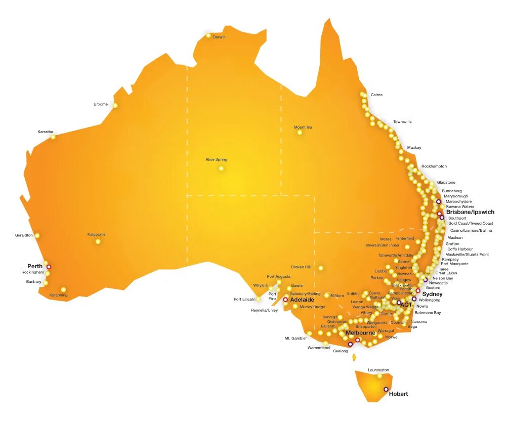 Карта Австралии с городами. Карта Австралии со всеми обозначениями. Карта Австралии с городами на русском языке подробная. Карта земли австралии