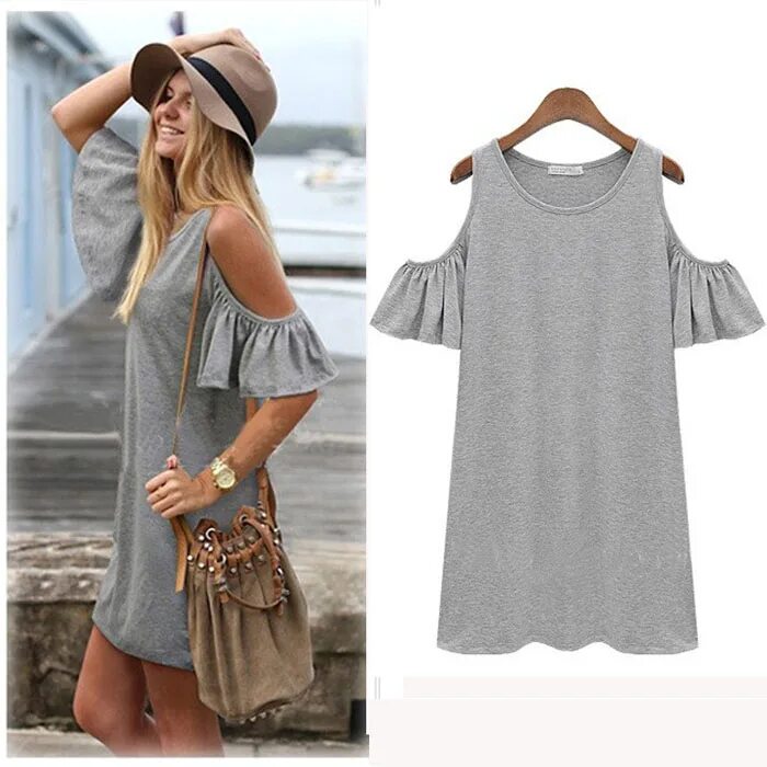 летнее свободное трикотажные платье. летние платья простого кроя. легкий покрой платья. свободные платья своими руками. Noisy may платье.