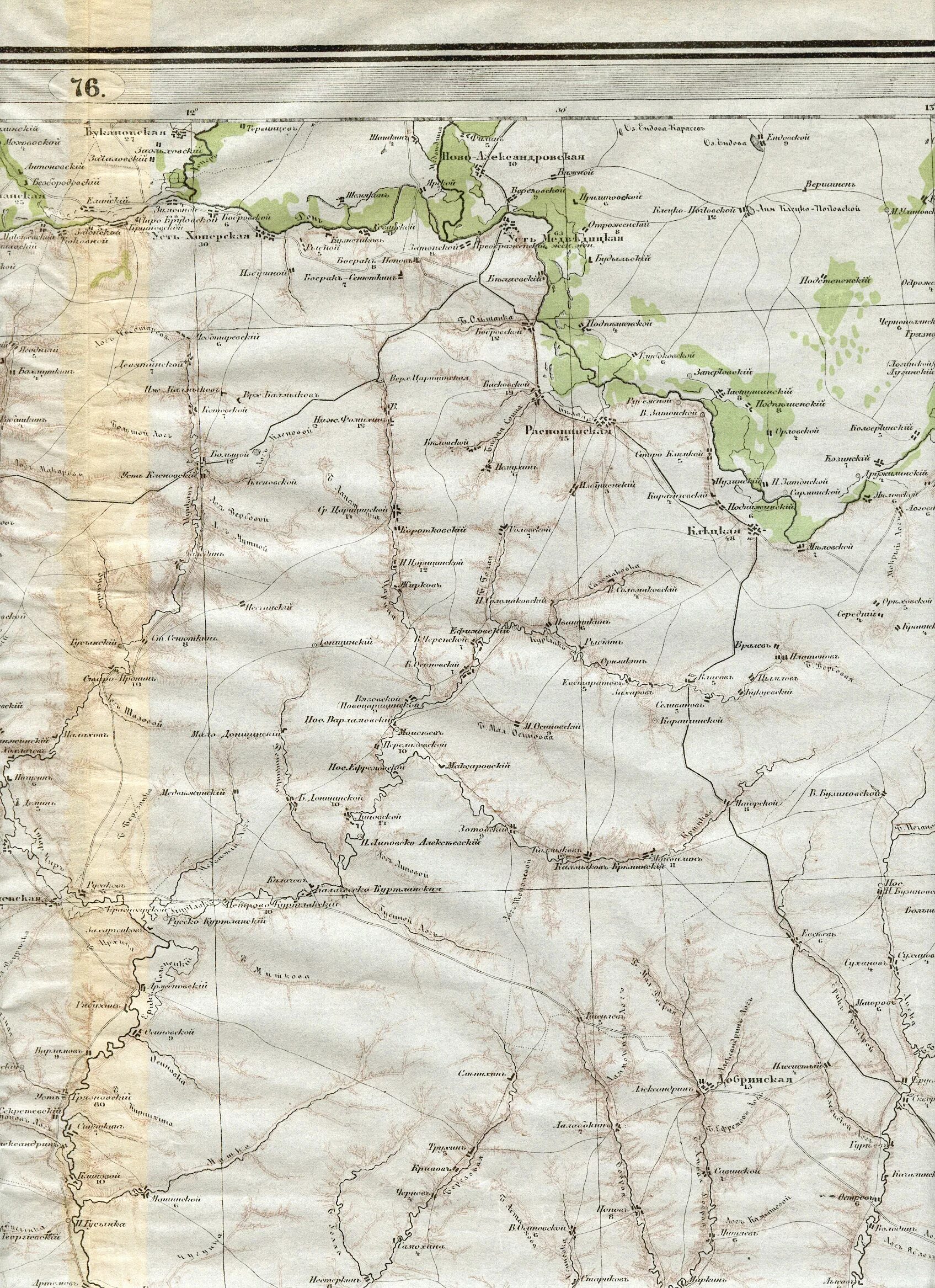 Старые карты ростовской