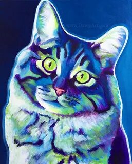 Кошка акрил