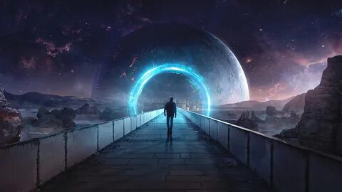 Alone at the edge of a universe