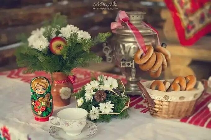 Корпоратив в русско-народном стиле Event-агентство ANNA LEGENDA
