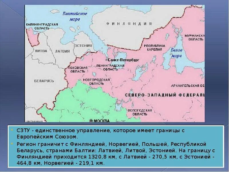 Россия граничит на западе с какими. Границы европейского Северо Запада. Северо Западный район граничит с. Границы Северо Западного района России. Пограничные государства Северо Западного района.