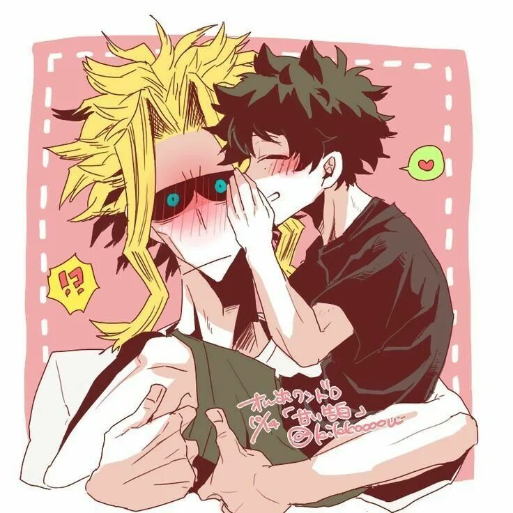 Всемогущий деку. Шип мидория и всемогущий 18. toshinori x midoriya. всемогущий и мидория поцелуй. тошинори яги и мидория.