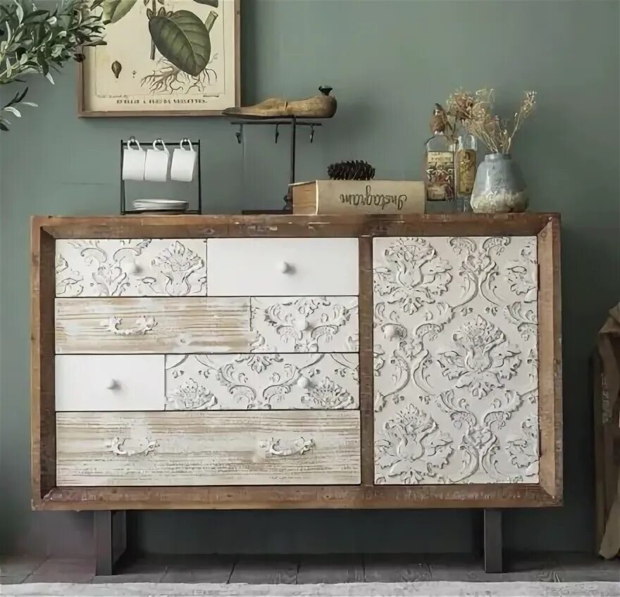 Винтажный комод в современном интерьере Mid-Century Buffet Large Mid century buffet, Mid century furniture, Mid centur