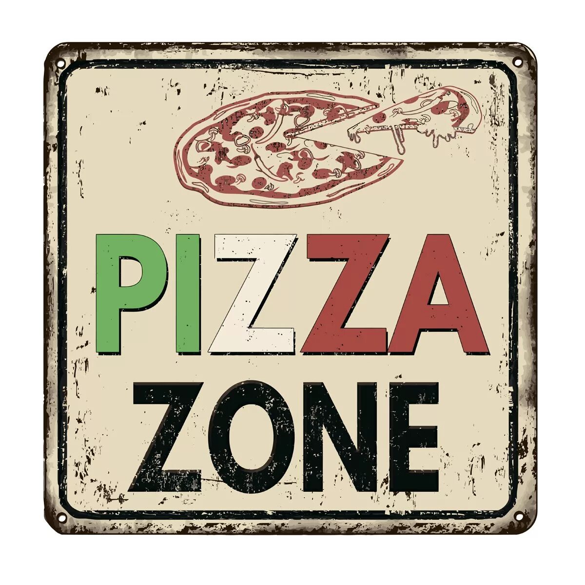 Пицца постер ретро. Pizza zone. Ретро вывеска для пиццерии. Pizza zone. Пиццерия в стиле ретро.