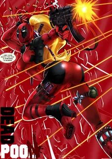 shadman, lady deadpool, wanda wilson, marvel, parody, ass, blonde hair, blo...