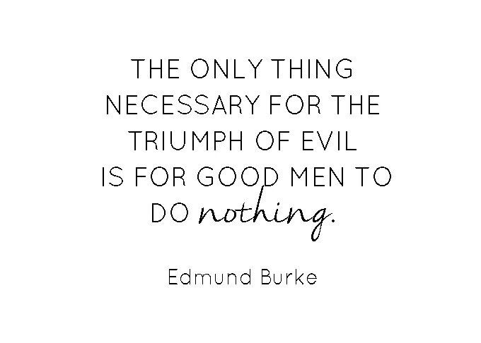 The only thing you should