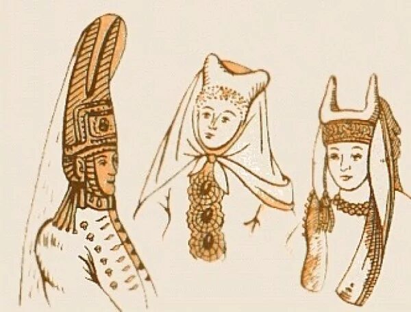 Рогатая шапка баб