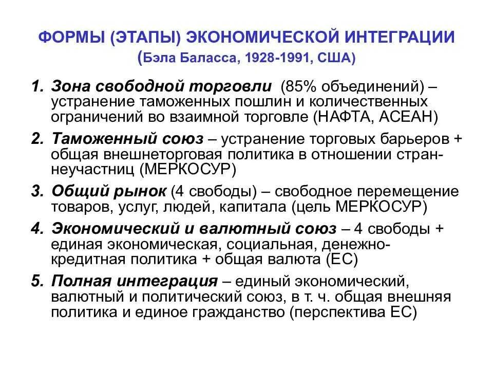 Этапы развития международной экономической интеграции. Степени международной интеграции. Примеры этапов международной экономической интеграции. Формы развития международной экономической интеграции. Интеграция в экономике примеры