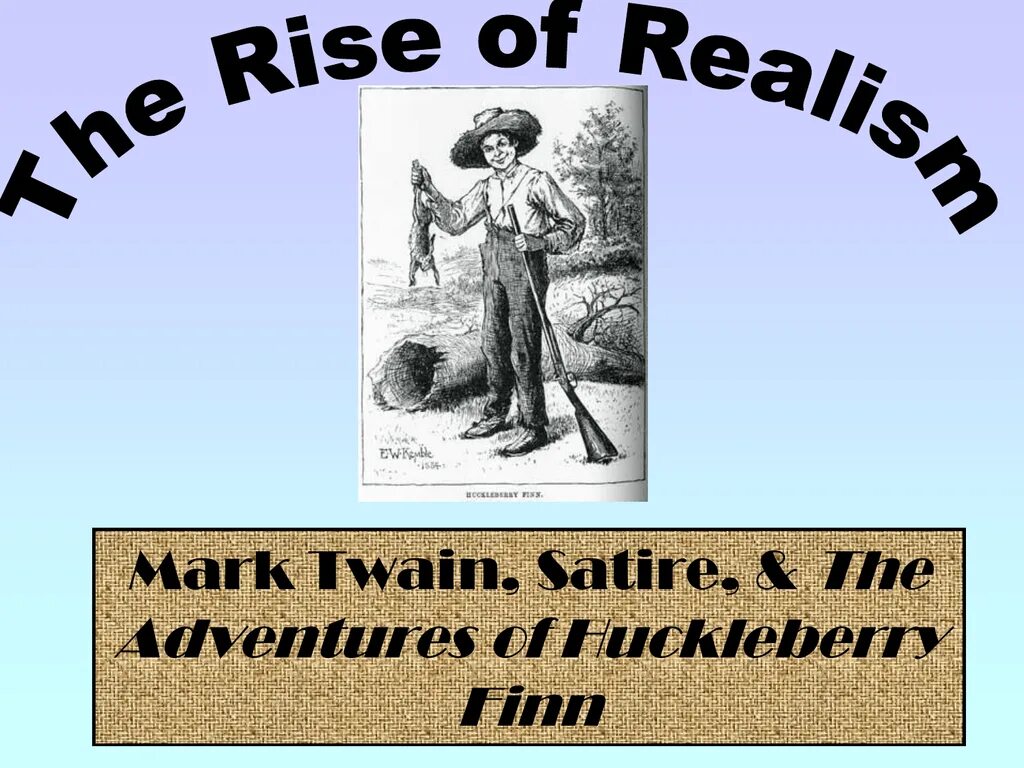 Adventures of Huckleberry Finn. Mark Twain the Adventures of Huckleberry Finn.