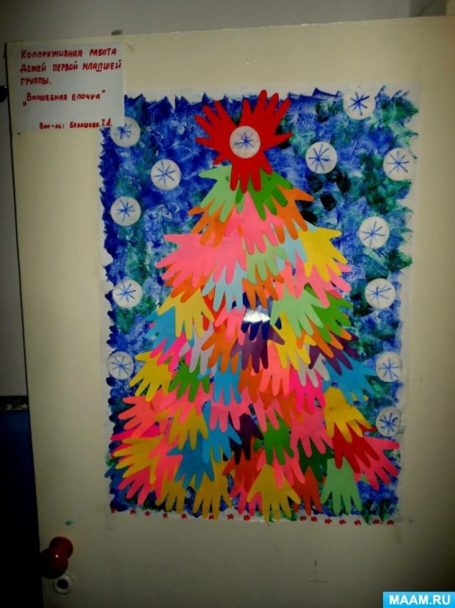 Коллективное детское панно к новому году. Елка коллективная работа. Елка коллективная работа. Коллективная работа новый год. Аппликация елочка.