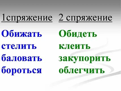 Склеянный или склеенный спряжение