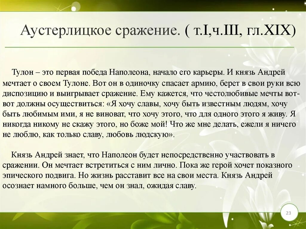 Поведение ростова в аустерлицком сражении