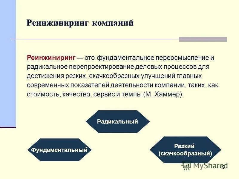 Фундаментальное переосмысление. Реинжиниринг бизнес-процессов. Процесс реинжиниринга. Основная цель реинжиниринга бизнес-процессов. Реинжиниринг предприятия.